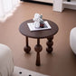 Aged Solid Wood Small Side Table