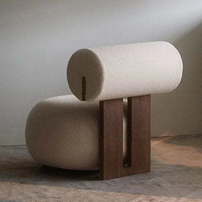 Nordic Solid Wood Accent Chair