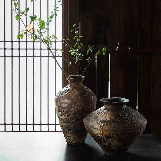 Vintage Zen inspired vase