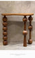 Aged Solid Wood Entryway  Console Table