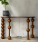 Aged Solid Wood Entryway  Console Table