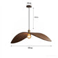 Solid Wood Pendant Wall Light
