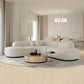 Italian Boucle Modern Curved Sofa