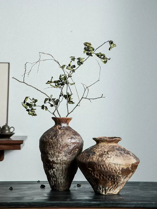 Vintage Zen inspired vase