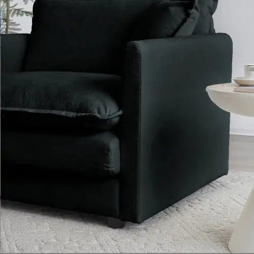 Noir Modern Loveseat
