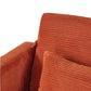 Orange Corduroy Sofa