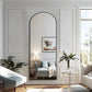 Arched Full length Mirror - Black