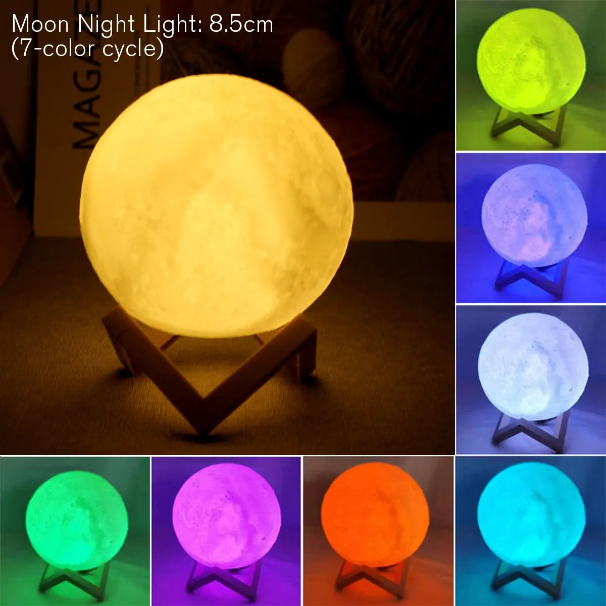 LED Battery Moon Lamp