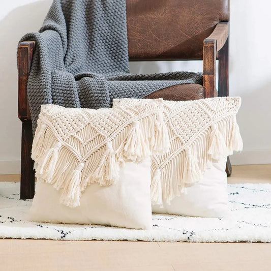 Macrame Hand-woven Cushion Covers