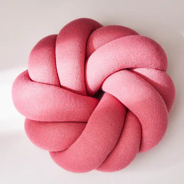 Cotton Hand-Knot Back Cushions