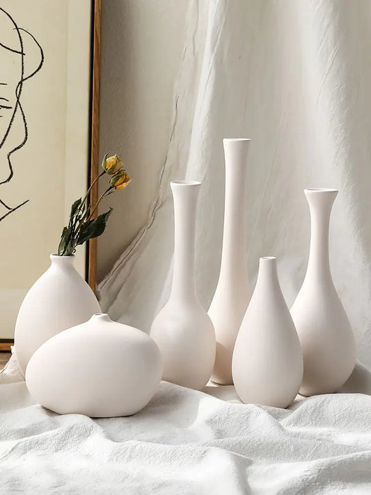 White Ceramic Vase