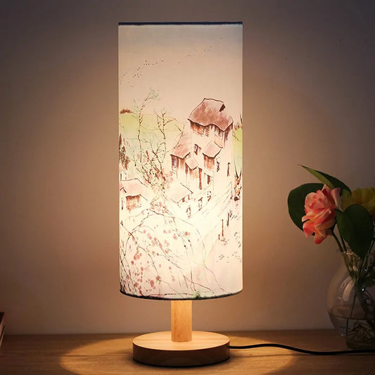 Chinese Style Bedside Table Lamp