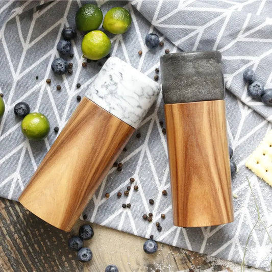 Wooden Marble Spice Spray Bottle