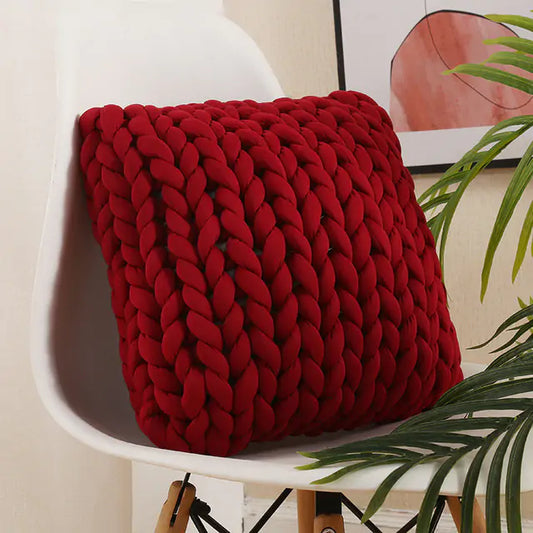 Handmade Braided Cushion