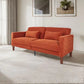 Orange Corduroy Sofa