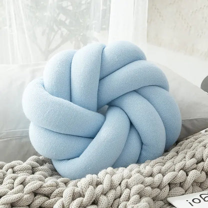 Cotton Hand-Knot Back Cushions