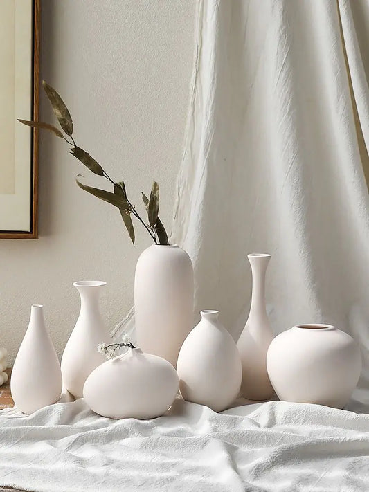 White Ceramic Vase