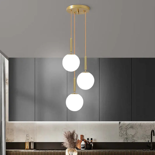 Modern Led Ball Chandelier Lights