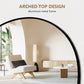 Arched Full length Mirror - Black