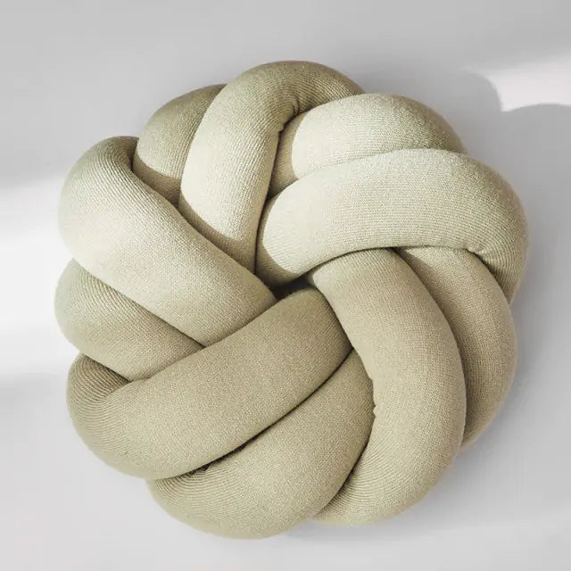 Cotton Hand-Knot Back Cushions