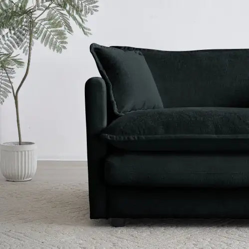 Noir Modern Loveseat