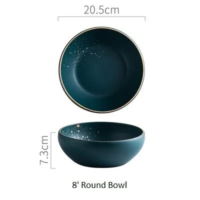 Retro Green Tableware Set