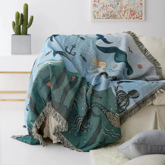 Mermaid - Throw Blanket