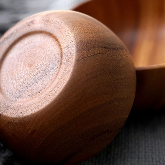 Hand-Made Acacia Wood Bowls