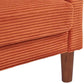 Orange Corduroy Sofa