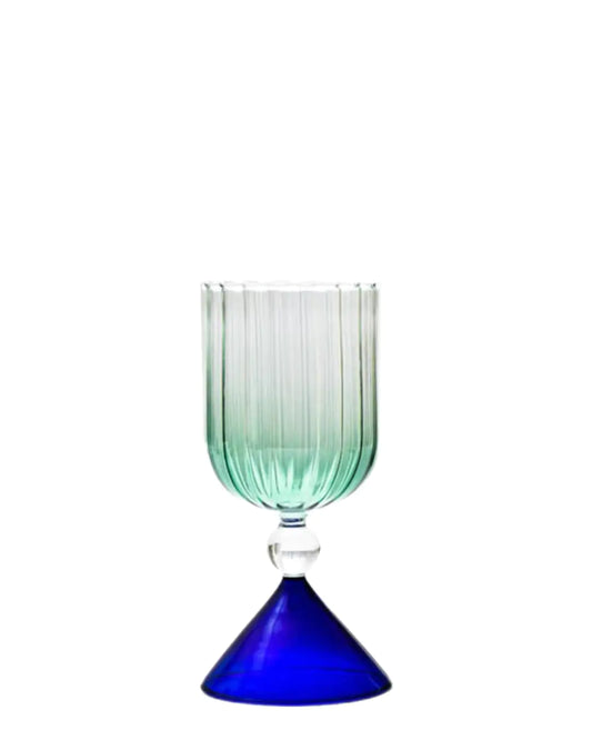 Oasis Blue - Wine Glass