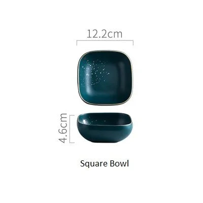 Retro Green Tableware Set