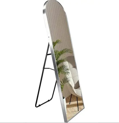 Arched Full-length Mirror - Silver