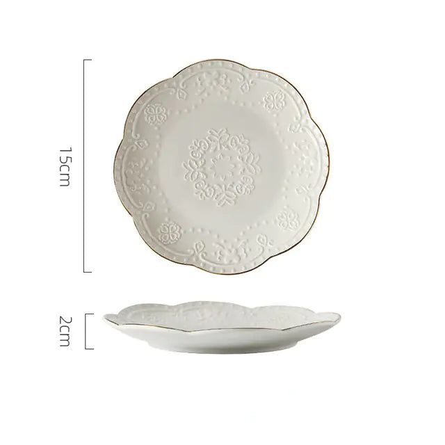 European Luxury Dinner Plates