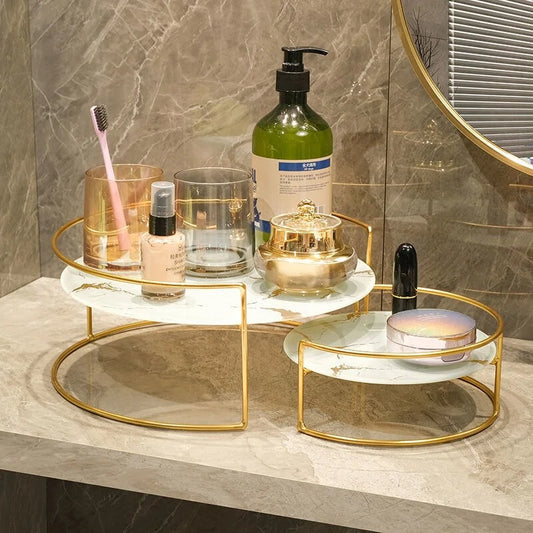 Marble Bathroom Storage Rack