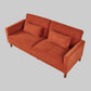 Orange Corduroy Sofa