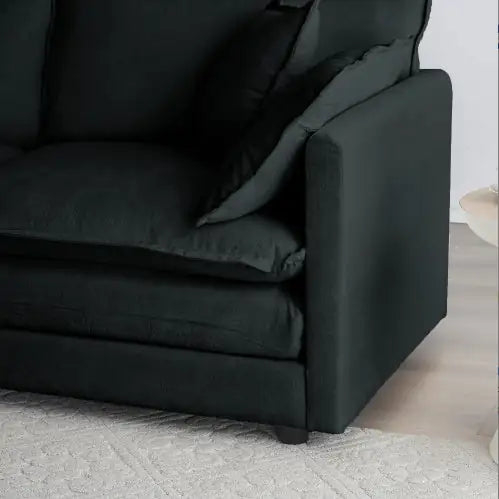 Noir Modern Loveseat