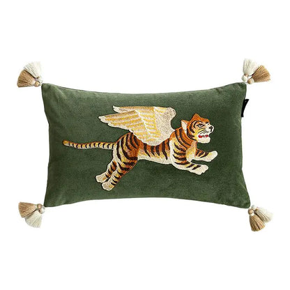 Flying Tiger  -  Retro Cushion Cover