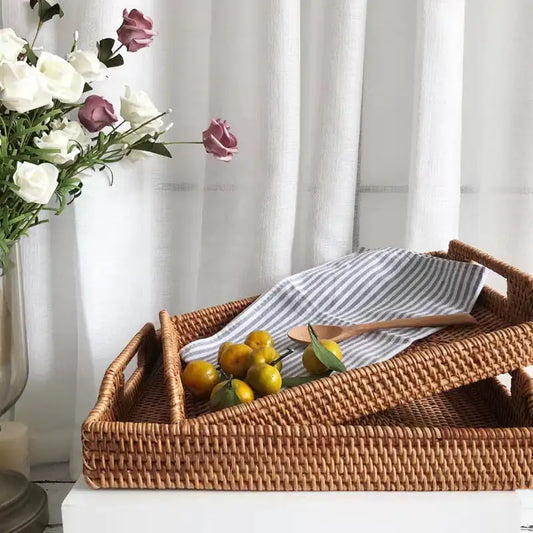 Handmade Rattan Tray